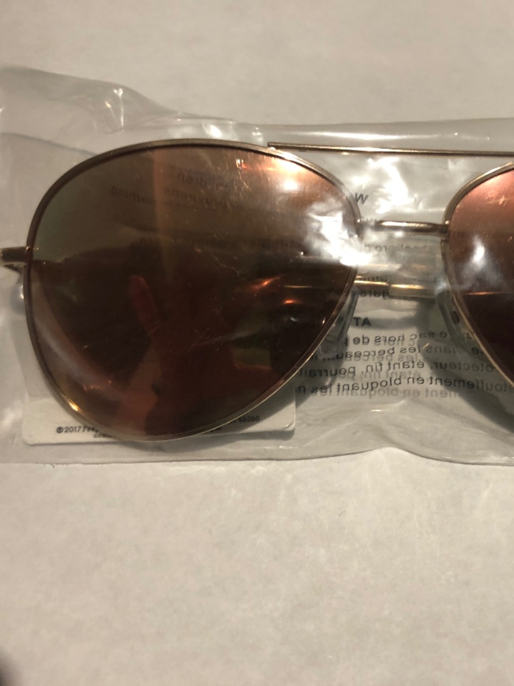 New Aviator Gold Mirrored Peepers Sun Readers +2.00